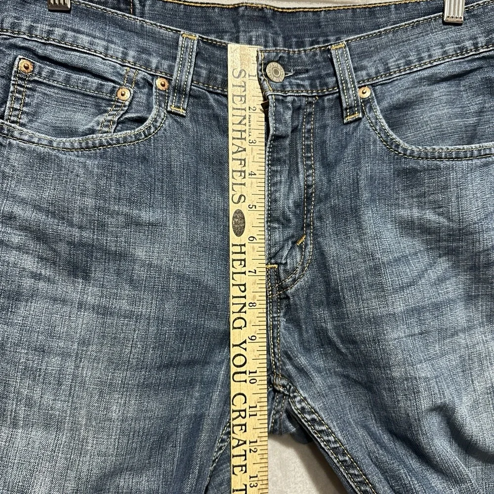 Levis 527 Bootcut Cowboy‎ Medium Wash Denim Blue Jeans Mens Size 31